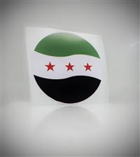 ملصق سوريا مدور