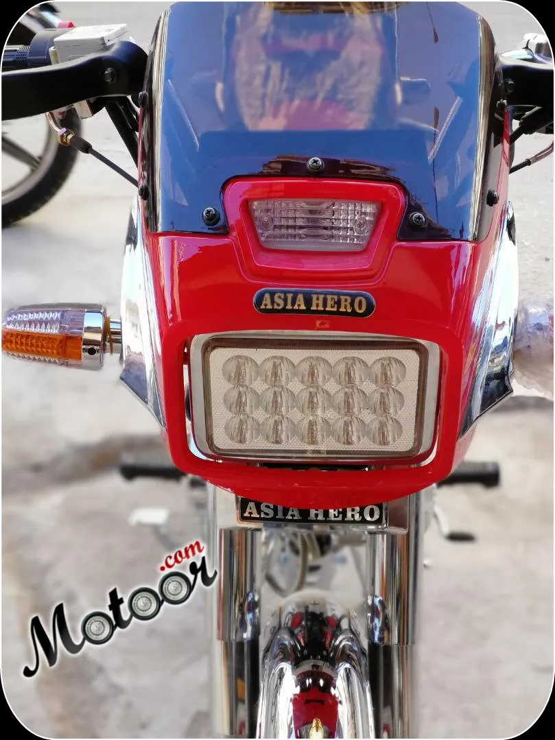  الدراجة النارية اسيا هيرو نكل ملون الجديدة Asia Hero Color Tint 150 CC
