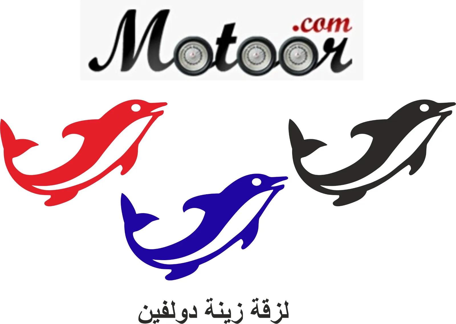 لزقة زينة دولفين