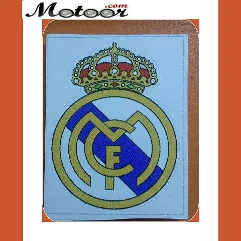 لزقة زينة علم ريال مدريد18 سم ملونة 