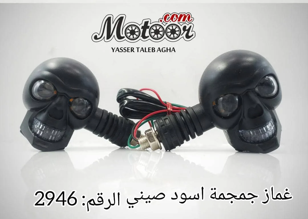 غماز جمجمة اسود صيني رقم 2946