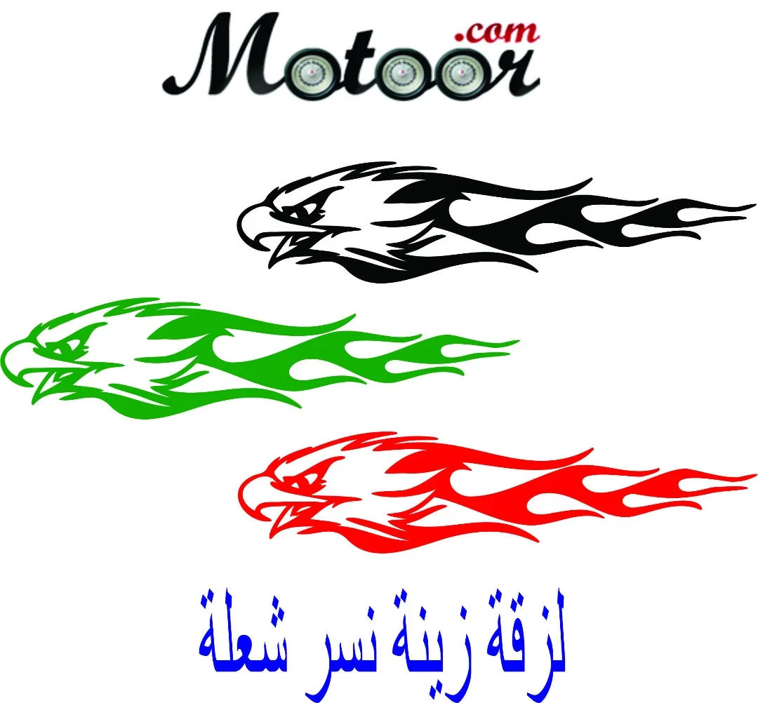 لزقة زينة نسر شعلة