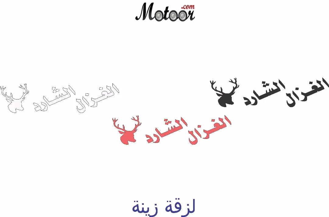 لزقة زينة الغزال الشارد